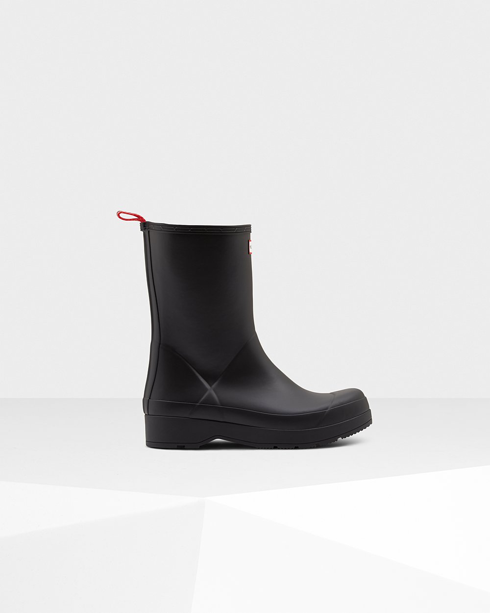 Hunter Muške Play Čizme Crne Original Insulated Mid-Height Rain Hrvatska 2765-FBXSN